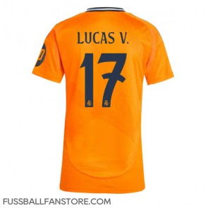 Real Madrid Lucas Vazquez #17 Replik Auswärtstrikot Damen 2024-25 Kurzarm